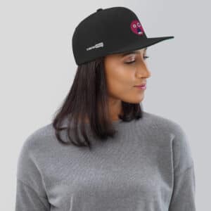Blasphemus Emoji Hat with Christian Podcast Logo