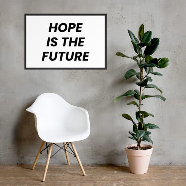 Hope is The Future Wall Art Christian Podcast